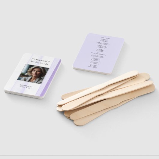 愛する思い出に紫の葬式エレガント追悼碑 ハンドファン (組立なし)