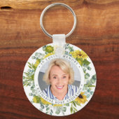 愛する思い出のひまわり写真追悼式 キーホルダー (正面)