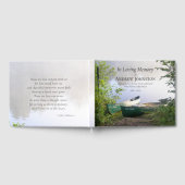 愛する思い出のカヌー夜明け記念碑 ゲストブック (全面)