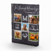 愛する思い出のパーソナライズされた中でのペットの死亡記念 フォトブロック (右)