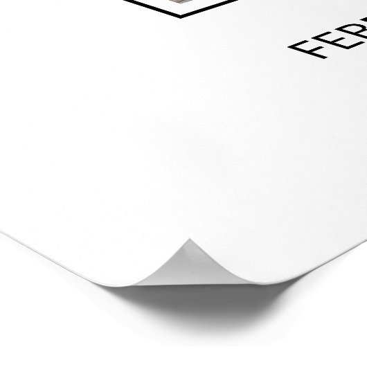 愛する思い出の中で写真葬儀記念 ポスター (角)