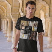 愛する思い出の中で葬儀メモリアル4 Photo Collage Tシャツ