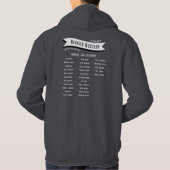 愛する思い出の中,ステンドグラス記念物,献上品 パーカ (裏面)