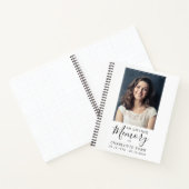 愛する思い出の予算フォト葬儀ゲストブック ノートブック (内部)