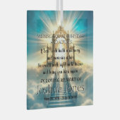 愛する思い出の天階段 ガラスオーナメント (正面右)