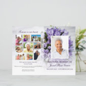 愛する思い出の花束の葬式プログラム (スタンド正面)