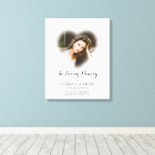 愛する思い出の記念記念の記念撮影 キャンバスプリント (インサイチュ (ウッドフロア))