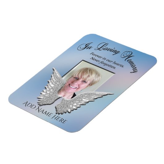 愛する思い出の記念 マグネット (左側)