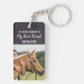 愛する思い出の馬 キーホルダー (裏面)