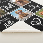 愛する思い出パーソナライズされたペット記念5写真 シェルパブランケット (3/4)