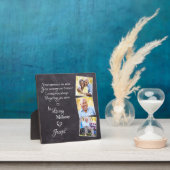 愛する思い出パーソナライズされた3モダン写真記念 フォトプラーク (インサイチュ)