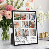 愛する思い出モダンメモリアル写真コラージプラク フォトプラーク