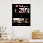 愛する思エレガントい出で6フォトコラージュ記念 ポスター (キッチン)