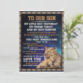 愛する息子へ|我が子へ、誇りと愛を込めて 招待状 (スタンド正面)