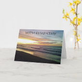 愛する悔やみや弔慰を失って カード (黄色い花)