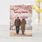 愛する愛する年のバレンタイン カード (黄色い花)