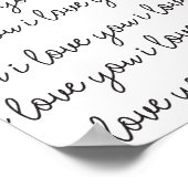 愛する愛する愛する愛する愛する芸術プリント ポスター (角)