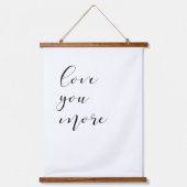 愛する愛する愛する愛する最も高い愛エレガントするベッド 吊り下げ型タペストリー (正面)