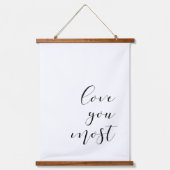 愛する愛する愛する愛する最も高い愛エレガントするベッド 吊り下げ型タペストリー (正面2)