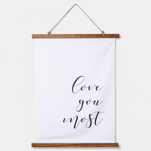 愛する愛する愛する愛する最も高い愛エレガントするベッド 吊り下げ型タペストリー (正面2)