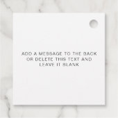 愛する愛を願うエレズミヤ結婚ー フェイバータグ (裏面)