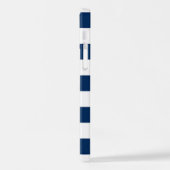 愛する愛ストライプの愛の犬パーソナライズされた iPhoneケース (左側面)