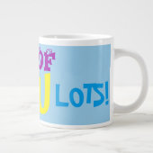 愛する愛犬家たちにとってかわいモダンい ジャンボコーヒーマグカップ (右)