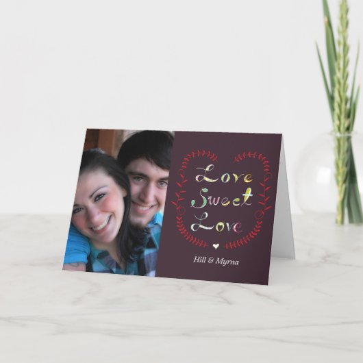 愛する愛 シーズンカード (正面)