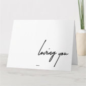 愛する折り畳んだグリーティングカード カード (裏面)