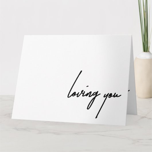 愛する折り畳んだグリーティングカード カード (正面)