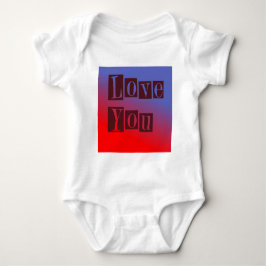愛する暗い ベビーボディスーツ