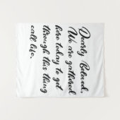 愛する最愛のバックドロップ、我々はここにいる タペストリー (正面(横))