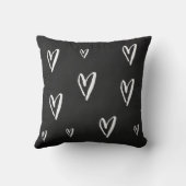 愛する月とバックハート白黒 クッション (裏面)