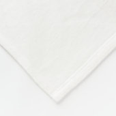 愛する月とバックベビーカメ フリースブランケット (角)