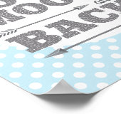 愛する月とバック子供部屋ポスター ポスター (角)