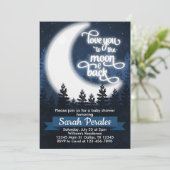 愛する月とバック招待状招待状 招待状 (スタンド正面)