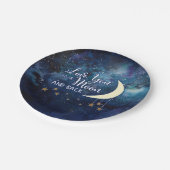 愛する月とバック紙プレート ペーパープレート (アングル)