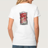 愛する月と背中のフレーム Tシャツ (裏面)