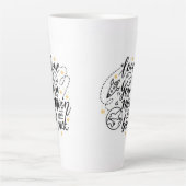 愛する月と背中のラテマグ カフェラテマグ (正面)