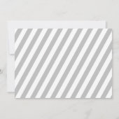 愛する月にベビーガールシャワー招待状 招待状 (裏面)