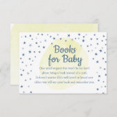 愛する月の黄色の本にベビー挿入 エンクロージャーカード (正面/裏面)