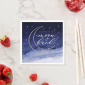 愛する月&バック紙 スタンダードカクテルナプキン (インサイチュ)