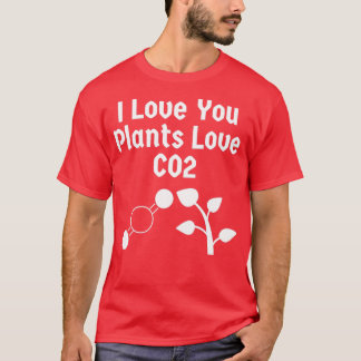 愛する植物CO2愛 Tシャツ