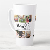 『愛する母の子供達』 カフェラテマグ (左アングル)