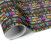 愛する母の幸せな最初の母の日 ラッピングペーパー (ロールコーナー)