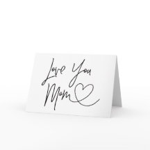 愛する母の日のカード