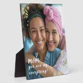 愛する母の日の写真 フォトプラーク (側面)