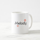 愛する母の水玉模様母の日 コーヒーマグカップ (正面右)