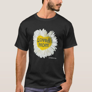 愛する母ハートデイジー母の日の花2 Tシャツ