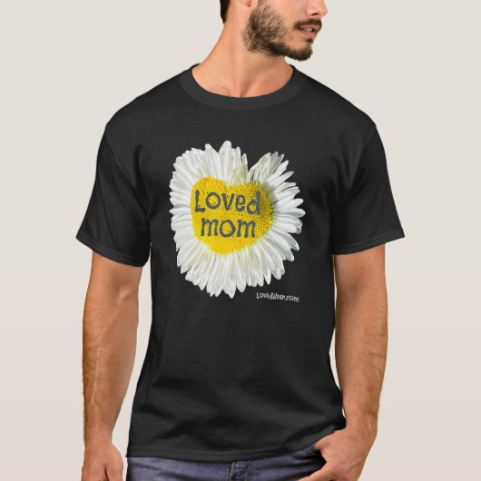 愛する母ハートデイジー母の日の花5 Tシャツ (正面)